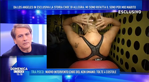 Fit Express Milano Doria su Canale 5 a Domenica Live